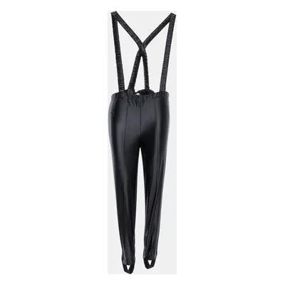 Gucci Black Synthetic Suspender Pants