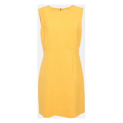 Diane Von Furstenberg Orange Stretch Knit Carrie Shift Dress