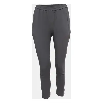 Stella McCartney Grey Crepe Tapered Leg Pants