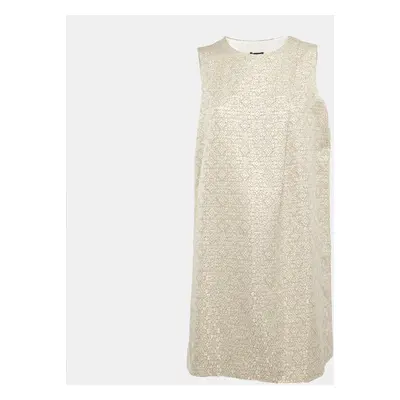 Joseph Metallic Sally Jacquard Lame Sleeveless Mini Dress