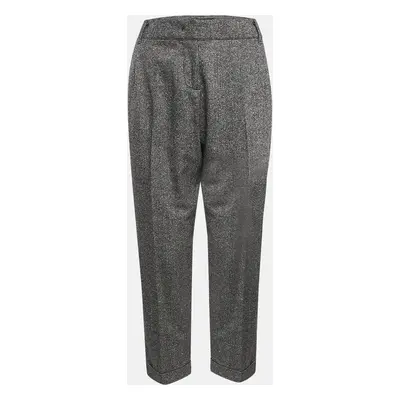 Weekend Max Mara Grey Wool Formal Trousers