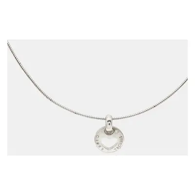 Tiffany & Co. Round Heart Oval Link Sterling Silver Necklace