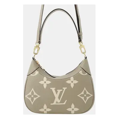 Louis Vuitton Beige Monogram Empreinte Leather Bagatelle Size NM