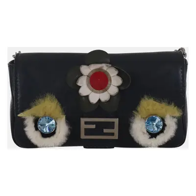 Fendi Monster Micro Leather Baguette bag