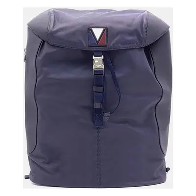 Louis Vuitton Navy Blue V Line Pulse Backpack