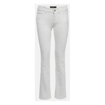 Dolce & Gabbana White Denim Flared Jeans Waist 25"