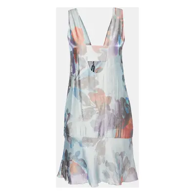 Emporio Armani Multicolor Printed Sleeveless Mini Dress