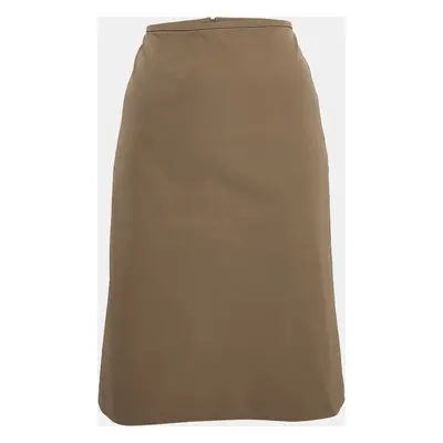 S'Max Mara Brown Gabardine Pencil Skirt