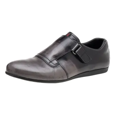 Prada Sport Two Tone Leather Single Strap Monk Shoes Size