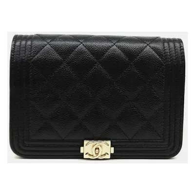 Chanel Caviar Boy WOC Mini Crossbody Bag