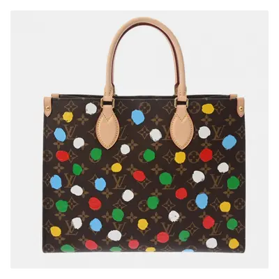 Louis Vuitton Brown/Multicolor Canvas Monogram On the Go MM Handbag