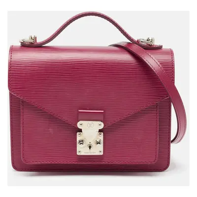 Louis Vuitton Fuchsia Epi Leather Monceau BB Bag