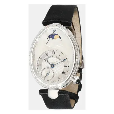 Breguet White MOP 18K White Gold Queen of Naples 8908BB/52/864D00D Automatic Women's Wristwatch 