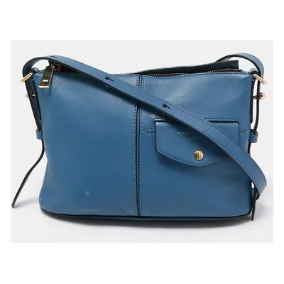 Marc Jacobs Blue Leather Small Crossbody Bag