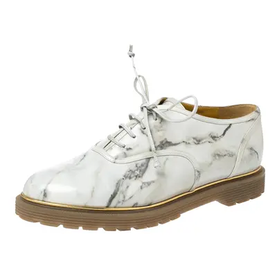 Charlotte Olympia Grey Leather Stephania Oxford Size