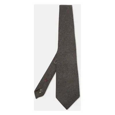 Ermenegildo Zegna Vintage Grey Cashmere Tie