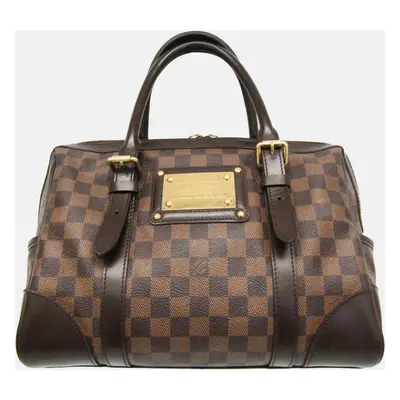 Louis Vuitton Brown Damier Ebene Canvas Berkeley Satchel