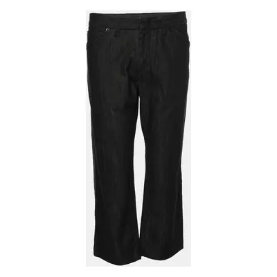 Emporio Armani Black Denim Capri Jeans