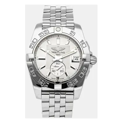 Breitling Silver Stainless Steel Galactic A37330121G1A1 Automatic Women's Wristwatch mm