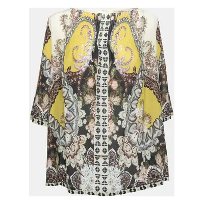 Etro Multicolor Cotton Oversized Blouse