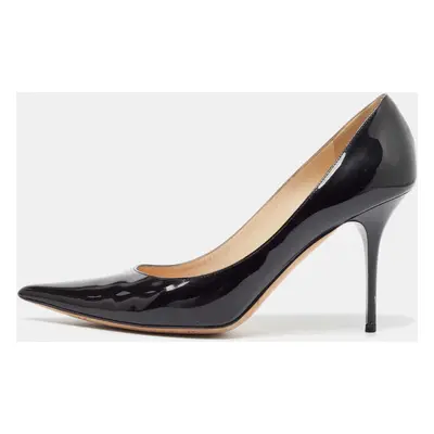 Jimmy Choo Black Patent Leather Love Pumps Size