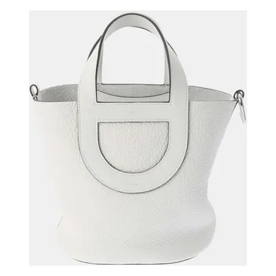 Hermes New White Taurillon Clece/Swift leather In the Loop handbag