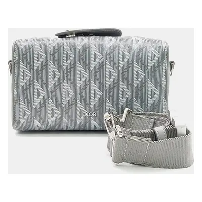 Dior Grey CD Canvas Lingot Crossbody Bag