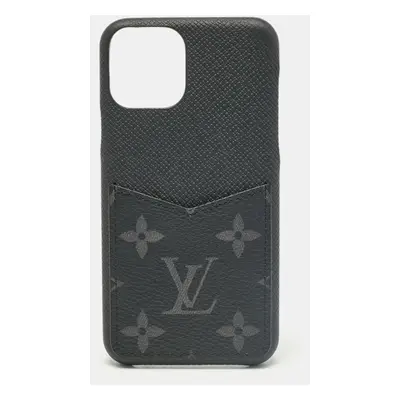 Louis Vuitton Monogram Eclipse Canvas and Leather iPhone 11Pro Bumper Case