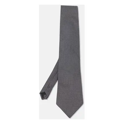 Boss By Hugo Boss Monochrome Jacquard Silk Tie