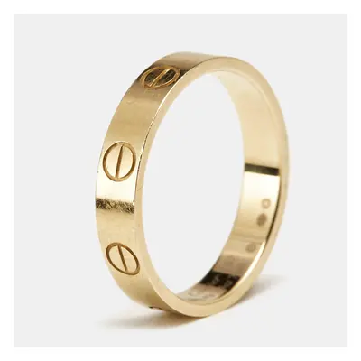 Cartier Love 18k Yellow Gold Wedding Band Ring Size