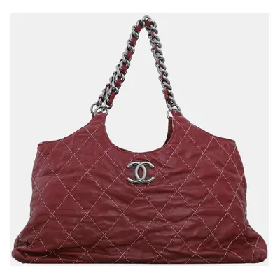 Chanel Wild Stitch CC Chain Hobo Bag