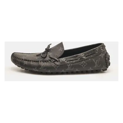 Louis Vuitton Black Monogram Canvas Arizona Loafers Size