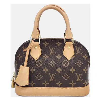 Louis Vuitton Brown Monogram Canvas Alma BB Top Handle Bag