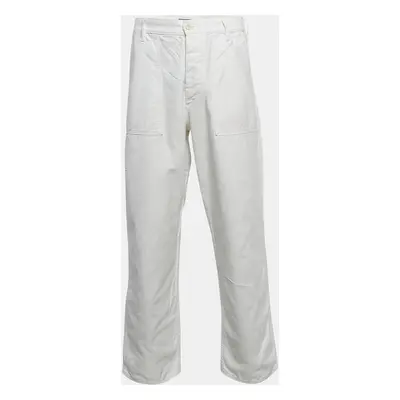 Polo Ralph Lauren White Cotton Straight Leg Trousers