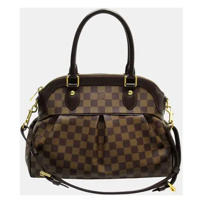 Louis Vuitton Canvas Ebene Damier Trevi PM Handbag