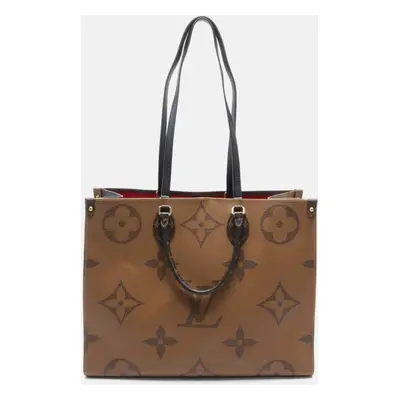 Louis Vuitton Brown Canvas GM Onthego Tote Bag