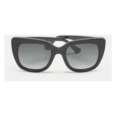 Gucci Black Gradient GG0163S Interlocking G Cat Eye Sunglasses