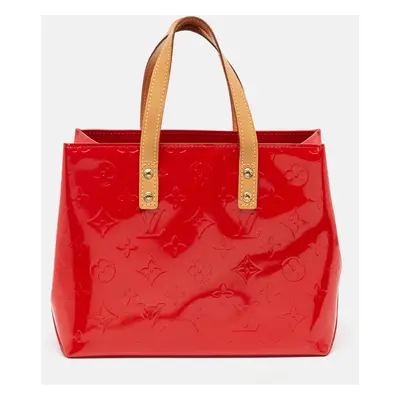 Louis Vuitton Red Monogram Vernis Reade PM Bag