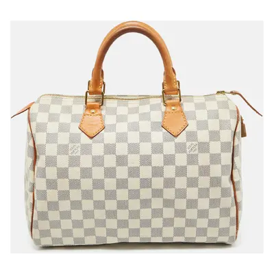 Louis Vuitton Damier Azur Canvas Speedy Bag