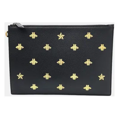 Gucci Black Leather Clutch (495066)