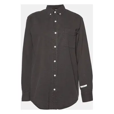 Kith Brown Cotton Seersucker Ora Button Down Shirt