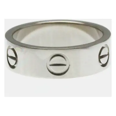 Cartier 18k White Gold Love Ring EU