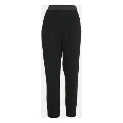 Dolce & Gabbana Black Stretch Crepe Skinny Pants