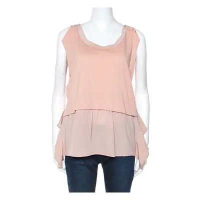 Miu Miu Dusky Pink Cotton and Silk Tunic