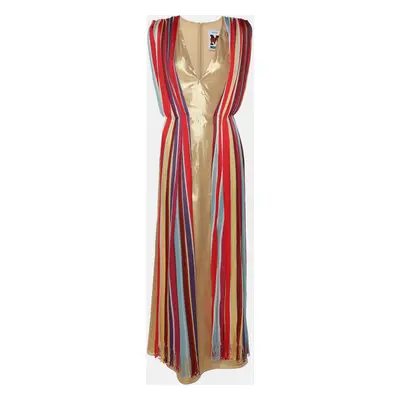 M Missoni Gold Silk Maxi Dress