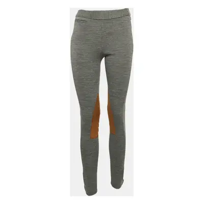 Polo Ralph Lauren Grey Wool Blend Knit Breeches Pants