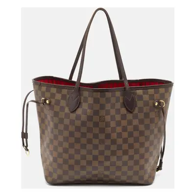 Louis Vuitton Damier Ebene Canvas Neverfull MM Bag