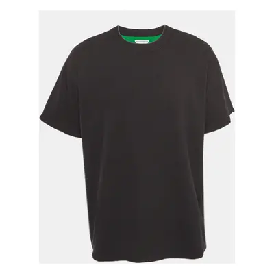 Bottega Veneta Black Double-Layered Cotton Jersey T-Shirt