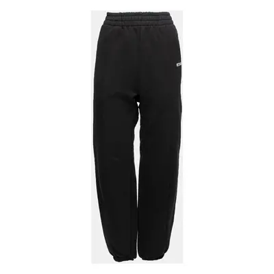 Vetements Black Rib Knit Elasticized Waist Trousers