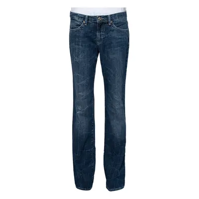 Versace VJC Navy Blue Denim Washed Jeans